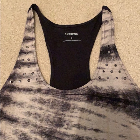 Express Black Stripe Tank-Large - Picture 2 of 4